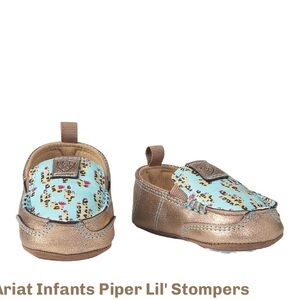Ariat Piper Girls Lil’ Stompers shoes cowgirl size 1 like-new